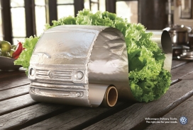 大小合适您的需求-Volkswagen大众汽车交付卡车平面广告