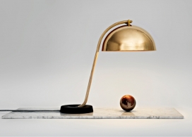口钟铜灯-挪威设计师拉尔斯・贝勒作品