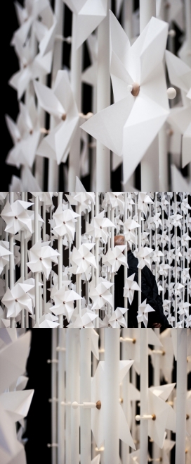 纸风车窗帘-伦敦设计节2013-黎巴嫩设计师Najla El Zein作品