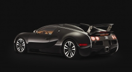 Bugatti布加迪黑色跑车壁纸