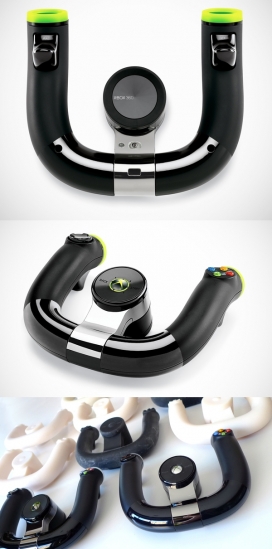 Xbox 360无线高速车轮方向盘设计