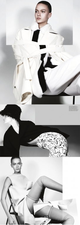 NUMERO杂志2013年11月-时尚人像拼接作品