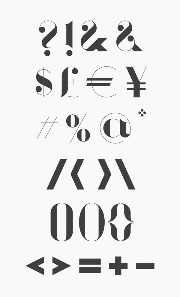 ARG 传统美学字母字体设计