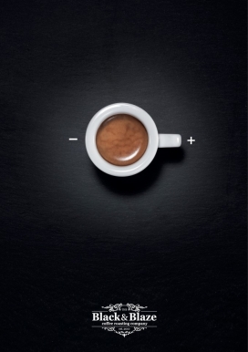 Black&Blaze咖啡饮料平面广告