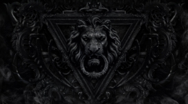 哥特式黑暗的狮子-狮头锁
