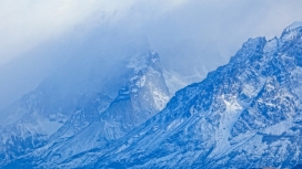 美丽的智利雪山
