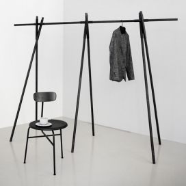 可堆叠的三条腿的椅子-斯德哥尔摩工作室设计师Hung-Ming Chen作品