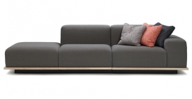 瑞典家具品牌OFFECCT近期在米兰国际家具展推出的联合沙发设计