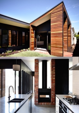 诺斯科特公寓-澳大利亚Wolveridge建筑工作室作品，设计师在它原来基础上增加了一倍以上的地面空间和创造了新生活空间