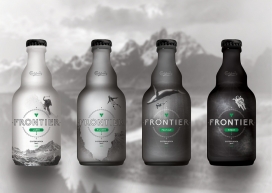 Frontier嘉士伯啤酒包装设计