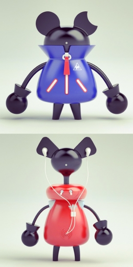 RAT-PACK乙烯基玩具设计