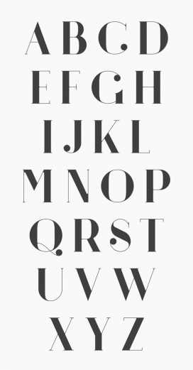 ARGÖ 传统美学字母字体设计