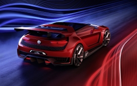 2014大众GTI Roadster概念车炫酷尾部壁纸