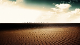 深沙漠沙丘