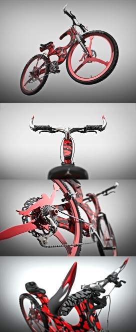 Mikecycle-迈克尔乔丹启发的概念自行车