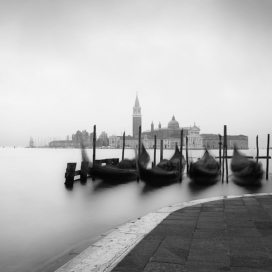 Venice威尼斯纪实黑白摄影图