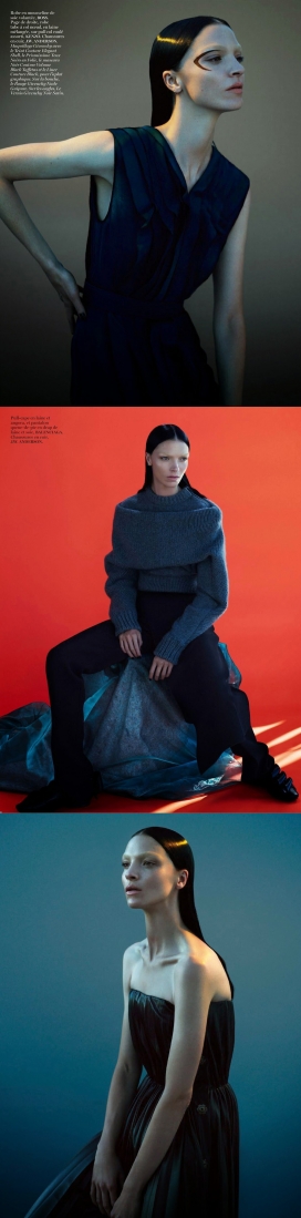 玛莉亚卡拉・波高诺-VOGUE时尚巴黎2014年11月-极简主义丰富色彩的时装秀