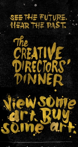 Art Directors Club: See the Future-绘画字体设计