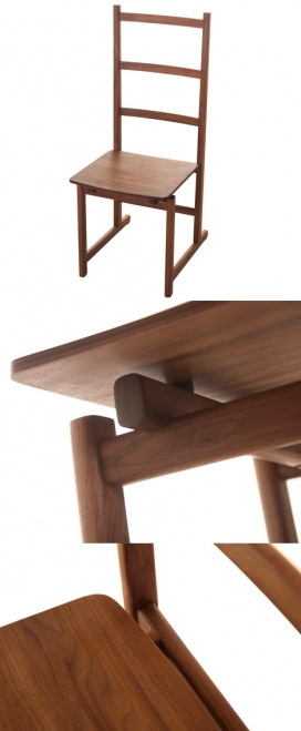 简单振荡器设计的椅子家具设计-灵感来自简单的振荡器机芯