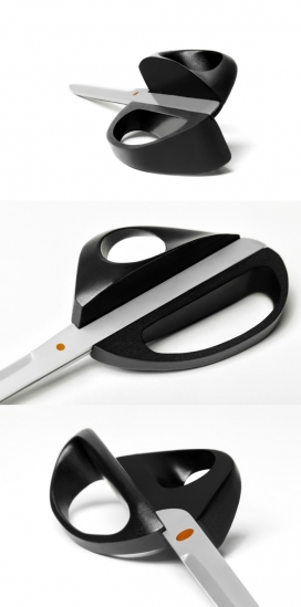 Vector Scissors剪刀设计-这些剪刀除了有普通的剪刀属性，可以切割完美的直线。