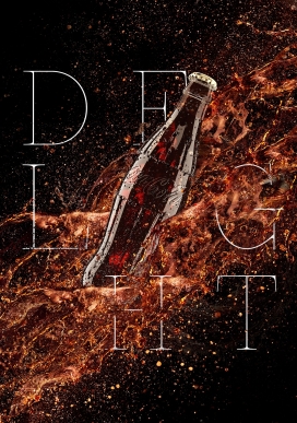 让你感到口渴-Coca可口可乐吸引人的海报插画设计