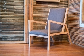 Arm Chair 3 -再生木材靠背椅设计