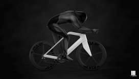 Project REVOLT自行车设计-全碳纤维车架与车轮，连接带GPS和健康监测显示还集成照明，提供了一个全新的骑自行车体验