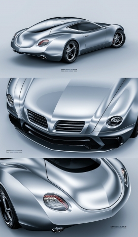全新的表面和形状-Peregrine 3概念车设计