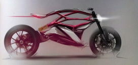 Ducati Nebia-杜卡迪没有“油箱”的摩托车设计