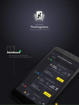 Nostragamus-游戏应用程序APP界面设计