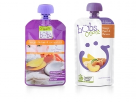 Organic Baby婴儿食品包装-一个友好的新面貌