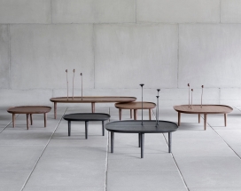 菲奥里手工木桌-大胆的设计和功能设计，将经典的木制餐桌和手工装饰花结合在一起，简直就是一件艺术品