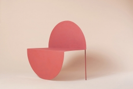 二维形状圆圈La Redonda椅子