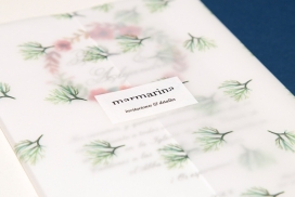 Marmarina-水彩手绘的婚礼邀请网品牌设计
