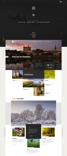 Parc Naturel Loire-自然公园网页设计
