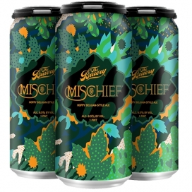 Mischief-比利时郁郁葱葱插图的金色强力啤酒