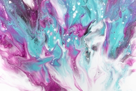 高清晰紫蓝液态抽象壁纸