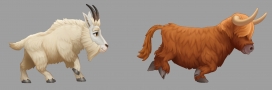 Animals Run Cycle Animations-奔跑的动物们，循环运行GIF动画制作