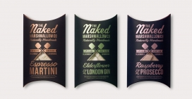 Naked Marshmallow Company品牌和包装设计