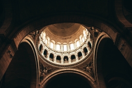 奢华的欧式教堂穹顶