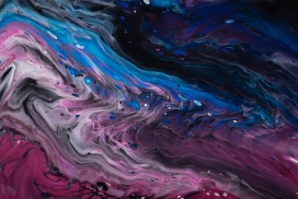 蓝紫色抽象液态
