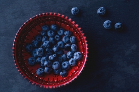 新鲜的蓝莓