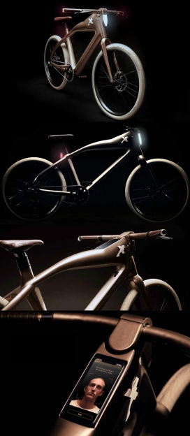 用脸激活转向灯的电动自行车