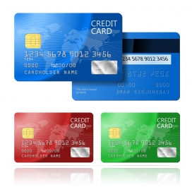 银行信用卡卡片素材