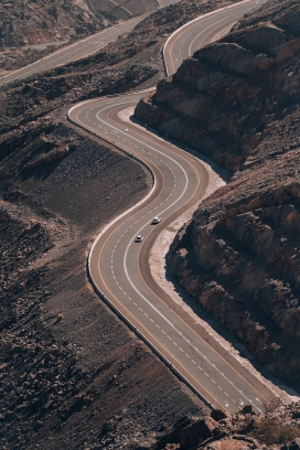 航拍的高速公路图片