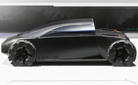 一个前卫的本田未来汽车设计