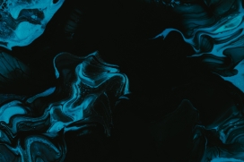 蓝色水波液体图
