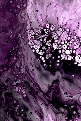 抽象紫色液体花纹图