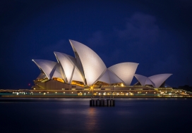 蓝色悉尼歌剧院