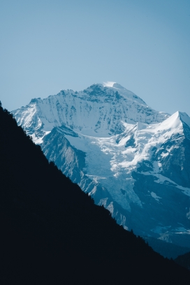 雪峰风景图片